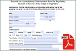 Download Jurisdictional Determination Request Form - PDF